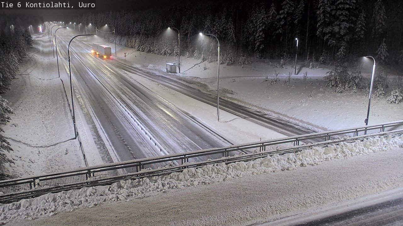 Weather Camera Image Väg 6 Kontiolax, Uuro, Kontiolahti, Pohjois-Karjala