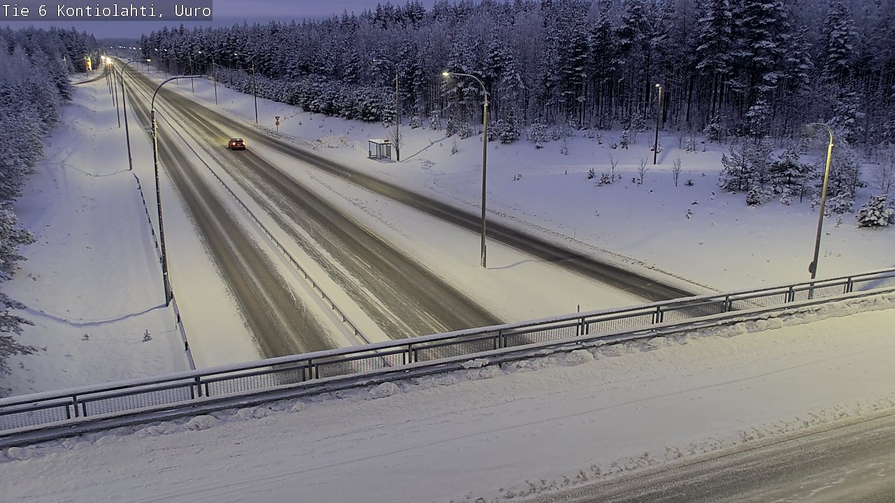 Kelikamerat Kuva Tie 6 Kontiolahti, Uuro, Kontiolahti, Pohjois-Karjala