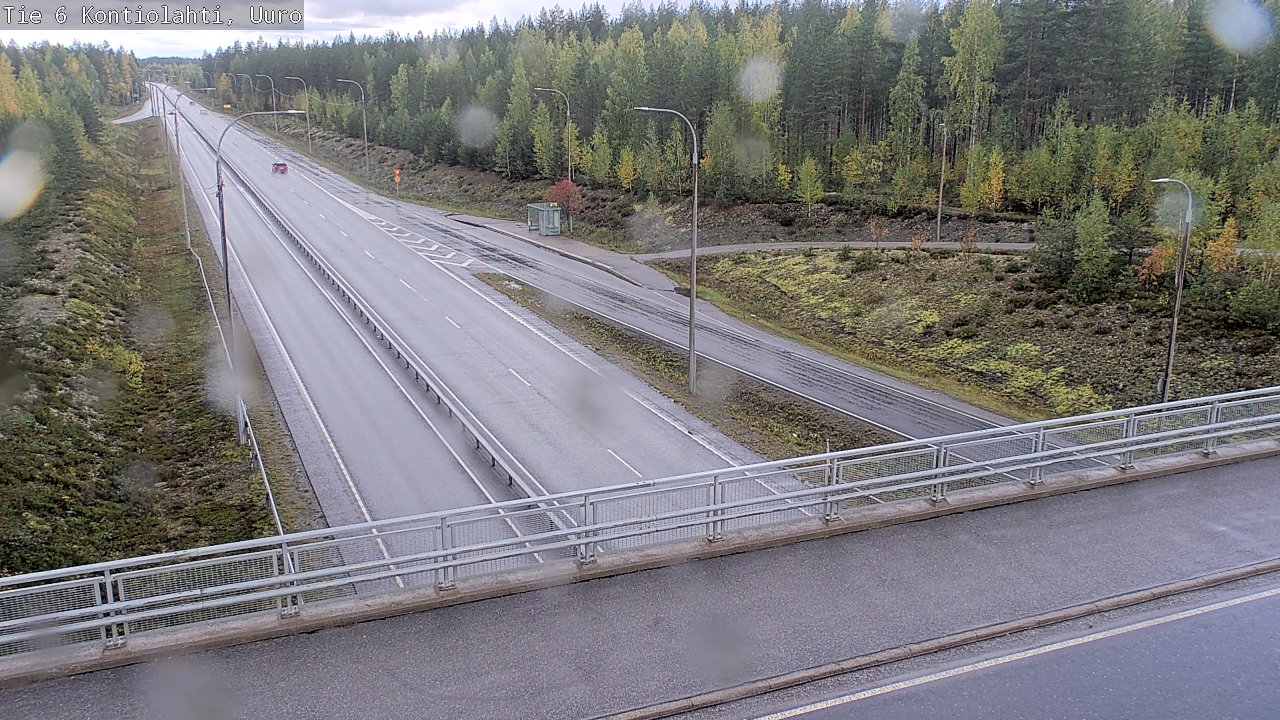 Weather Camera Image Väg 6 Kontiolax, Uuro, Kontiolahti, Pohjois-Karjala