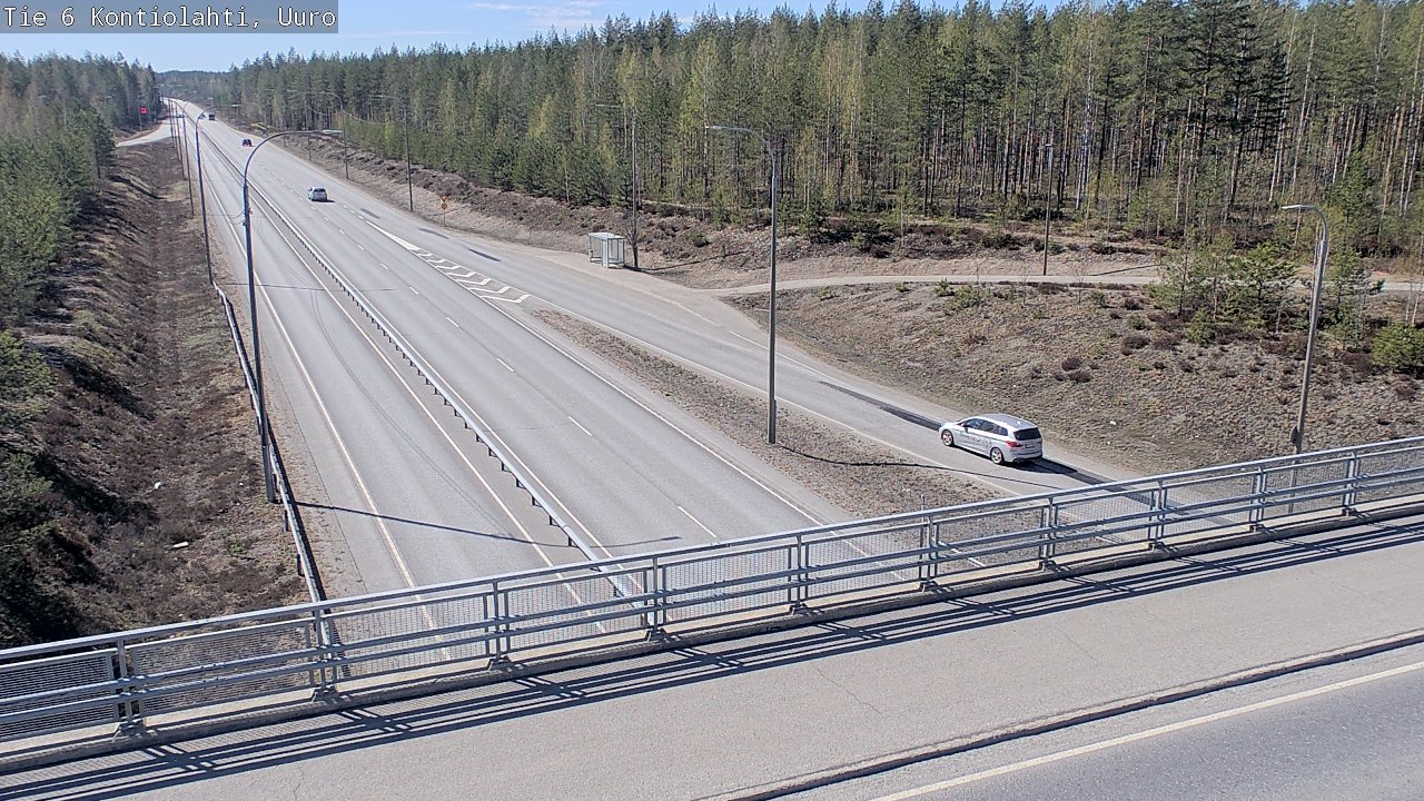 Kelikamerat Kuva Tie 6 Kontiolahti, Uuro, Kontiolahti, Pohjois-Karjala