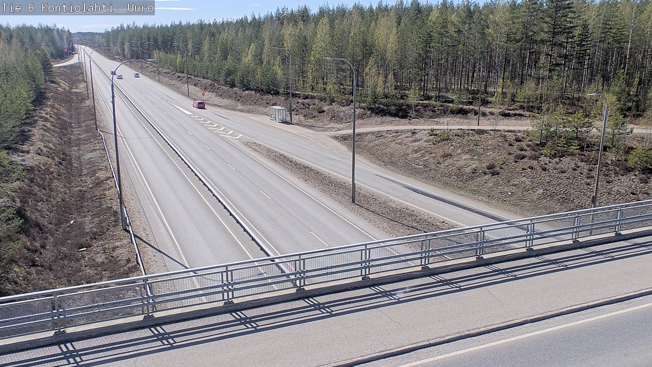 Kelikamerat Kuva Tie 6 Kontiolahti, Uuro, Kontiolahti, Pohjois-Karjala