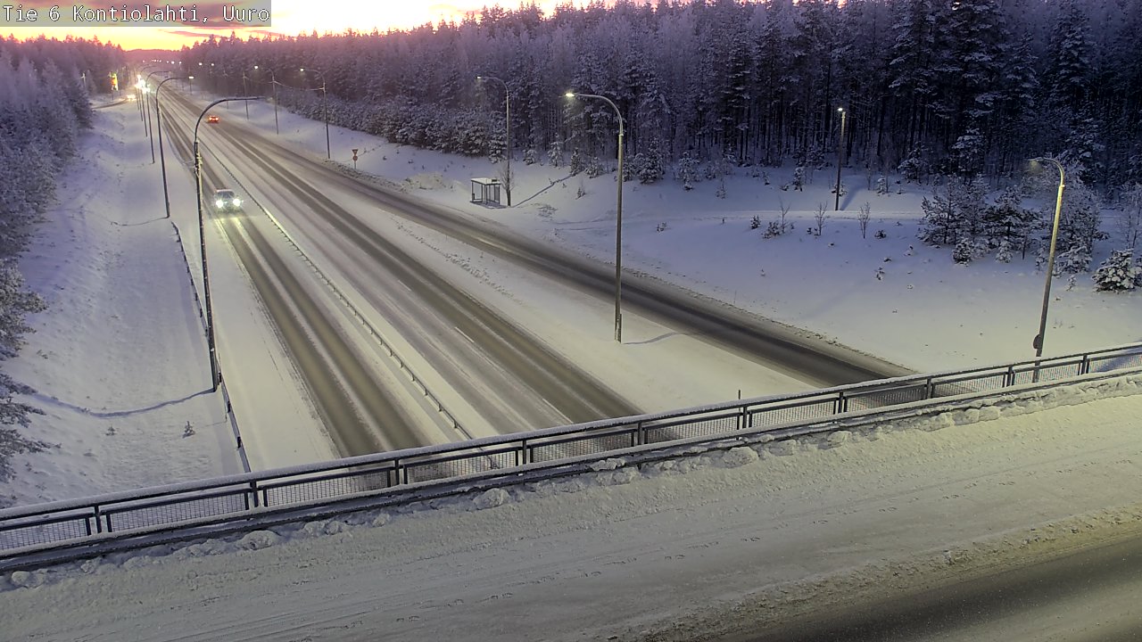 Kelikamerat Kuva Tie 6 Kontiolahti, Uuro, Kontiolahti, Pohjois-Karjala