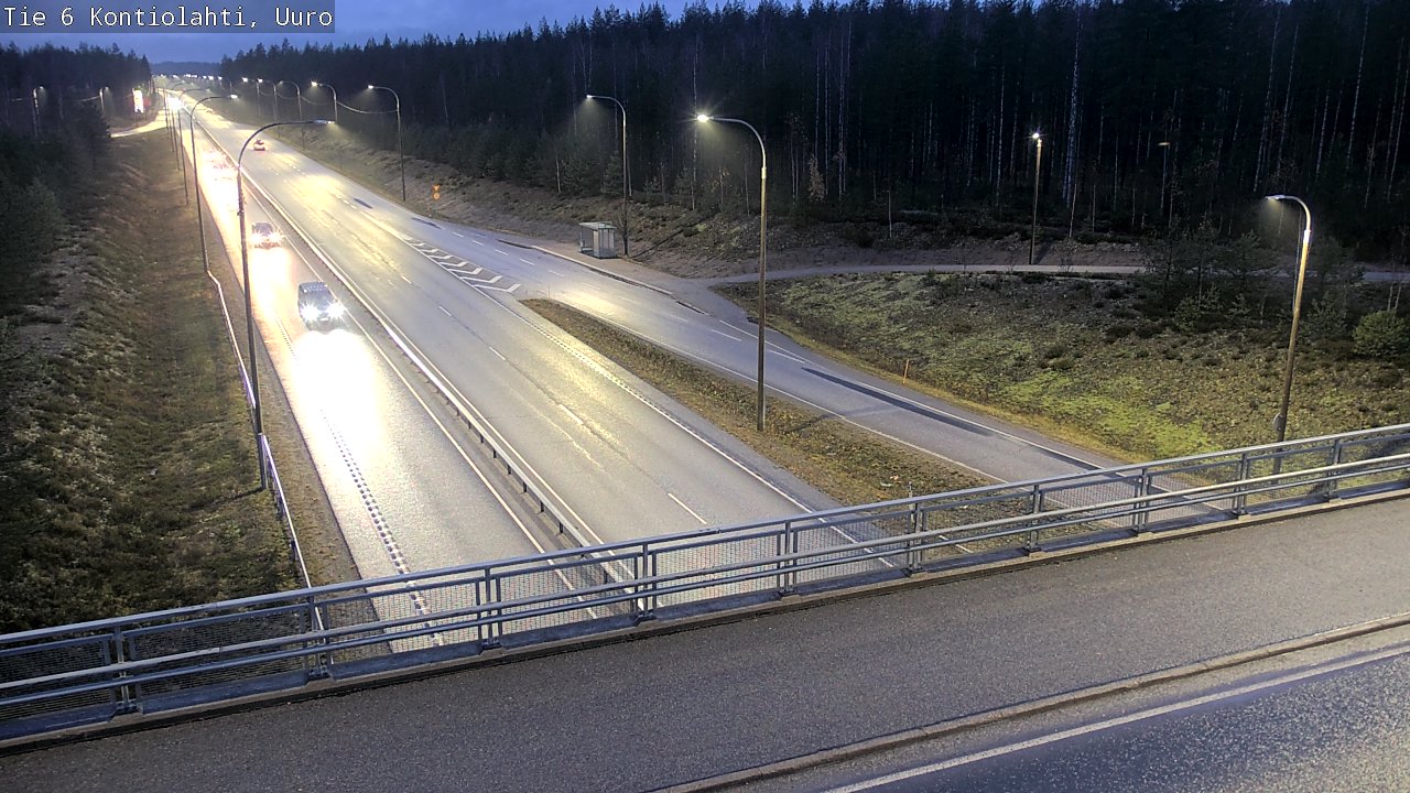 Kelikamerat Kuva Tie 6 Kontiolahti, Uuro, Kontiolahti, Pohjois-Karjala