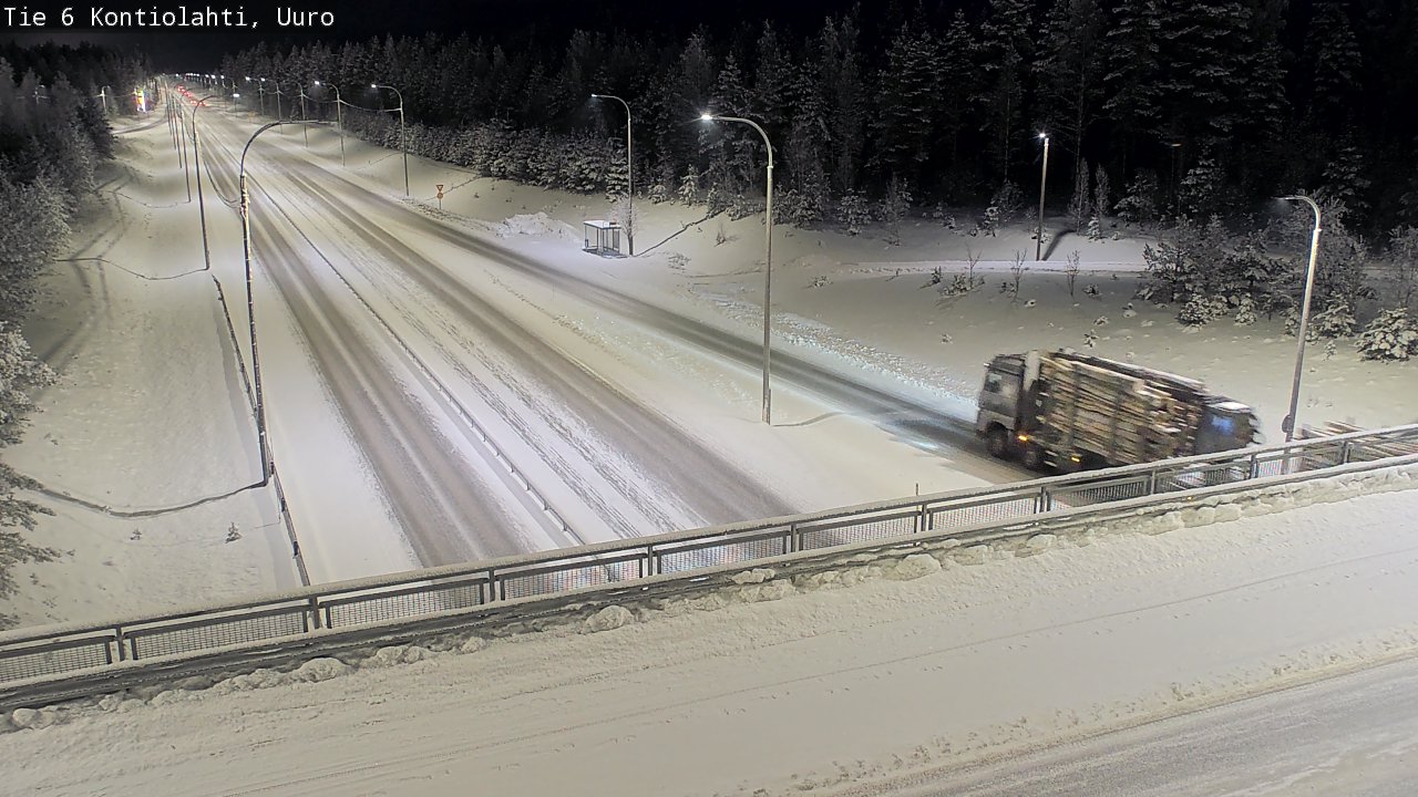Kelikamerat Kuva Tie 6 Kontiolahti, Uuro, Kontiolahti, Pohjois-Karjala
