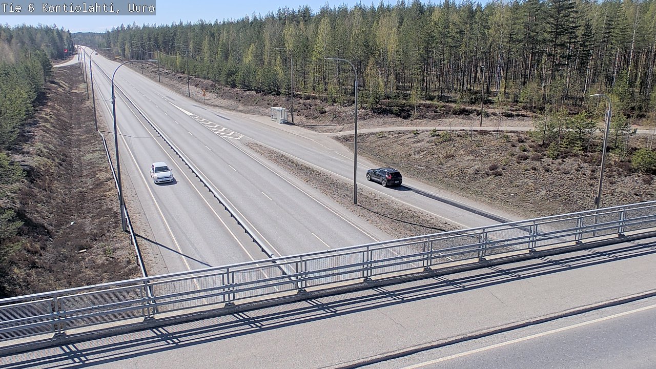 Kelikamerat Kuva Tie 6 Kontiolahti, Uuro, Kontiolahti, Pohjois-Karjala