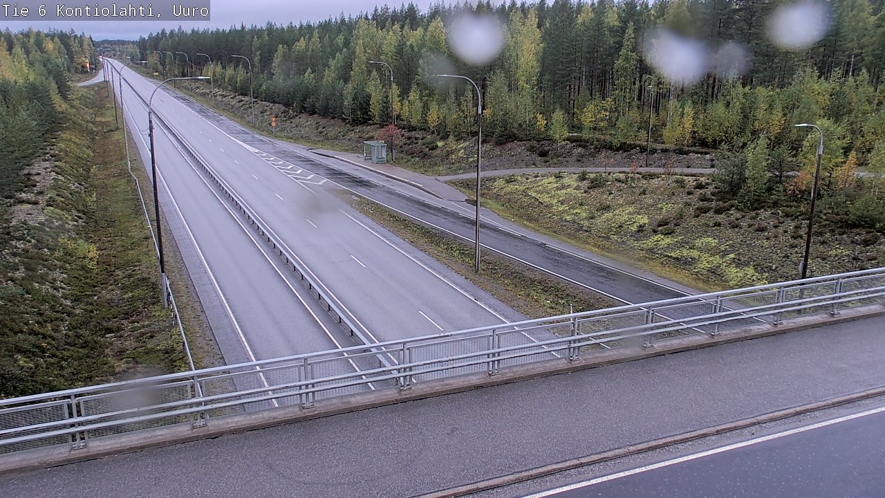 Weather Camera Image Väg 6 Kontiolax, Uuro, Kontiolahti, Pohjois-Karjala