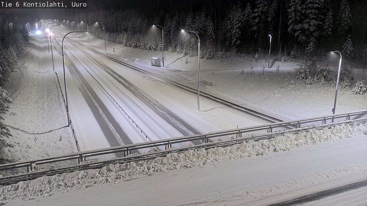 Weather Camera Image Väg 6 Kontiolax, Uuro, Kontiolahti, Pohjois-Karjala