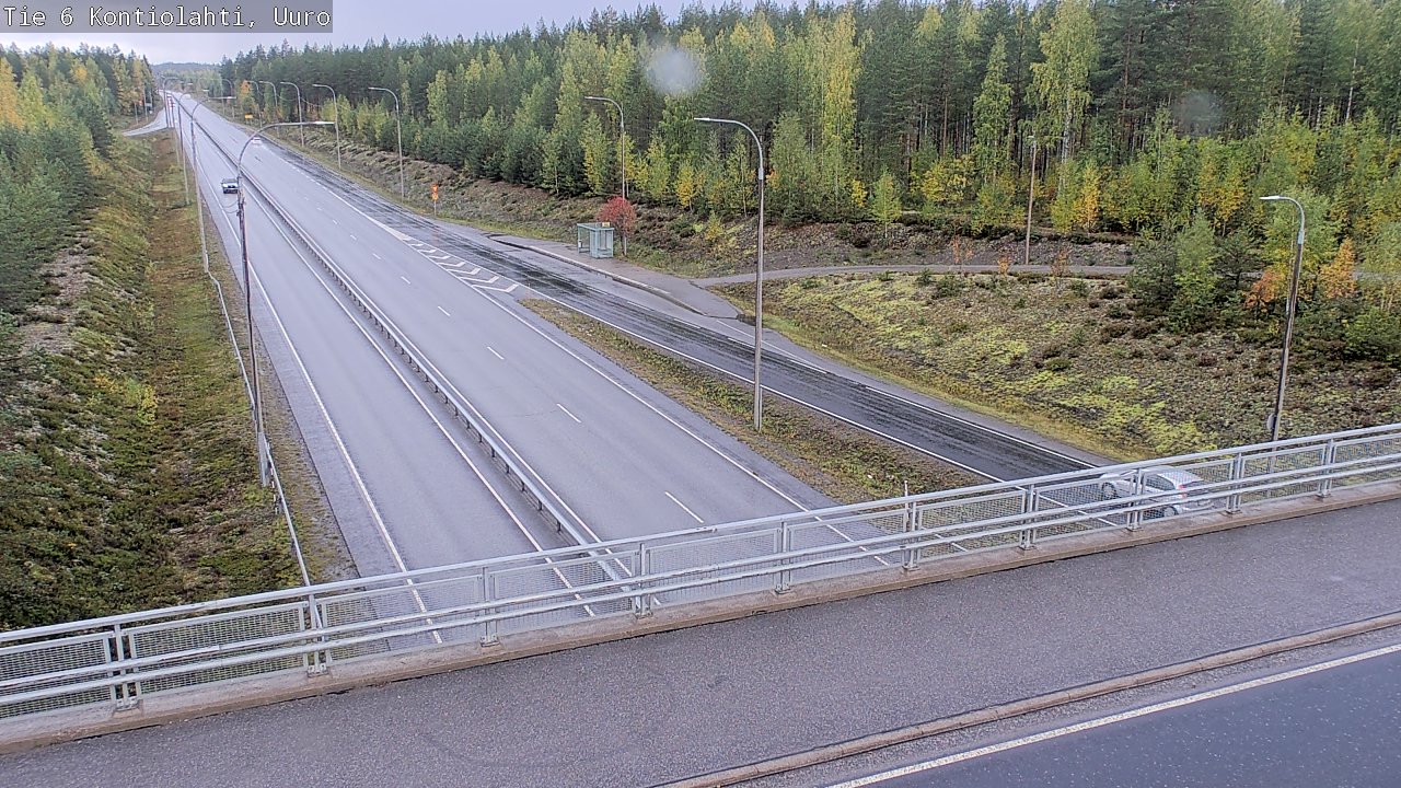 Weather Camera Image Väg 6 Kontiolax, Uuro, Kontiolahti, Pohjois-Karjala
