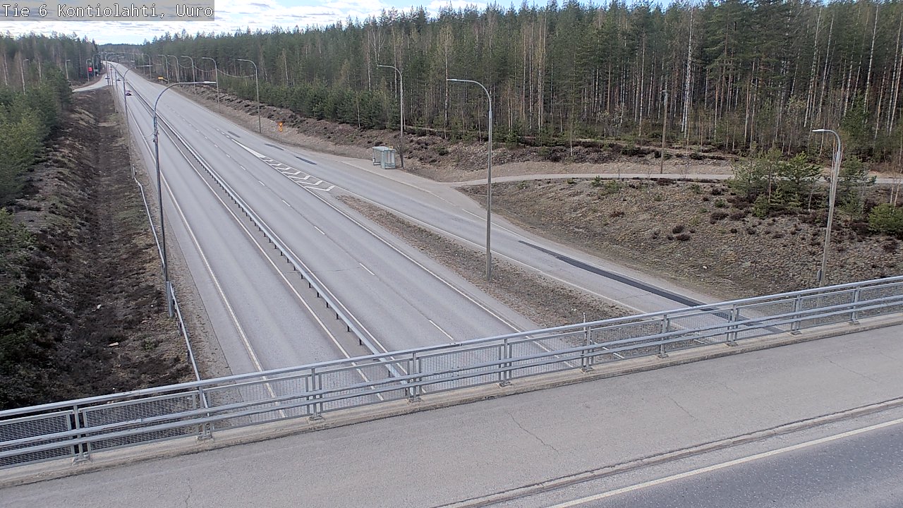 Kelikamerat Kuva Tie 6 Kontiolahti, Uuro, Kontiolahti, Pohjois-Karjala