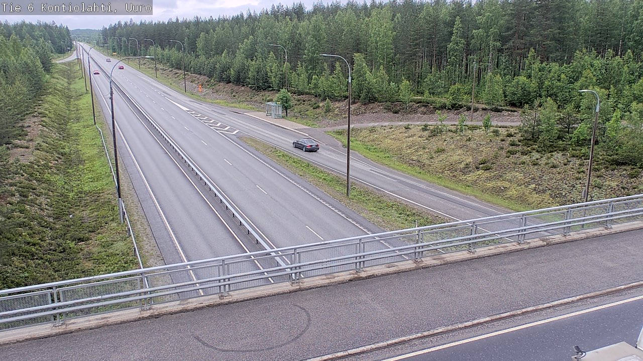 Weather Camera Image Väg 6 Kontiolax, Uuro, Kontiolahti, Pohjois-Karjala