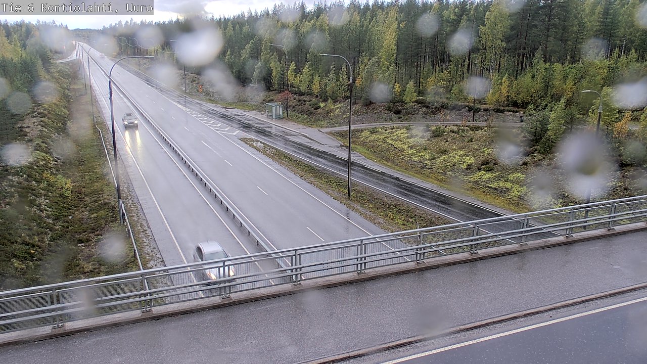 Weather Camera Image Väg 6 Kontiolax, Uuro, Kontiolahti, Pohjois-Karjala