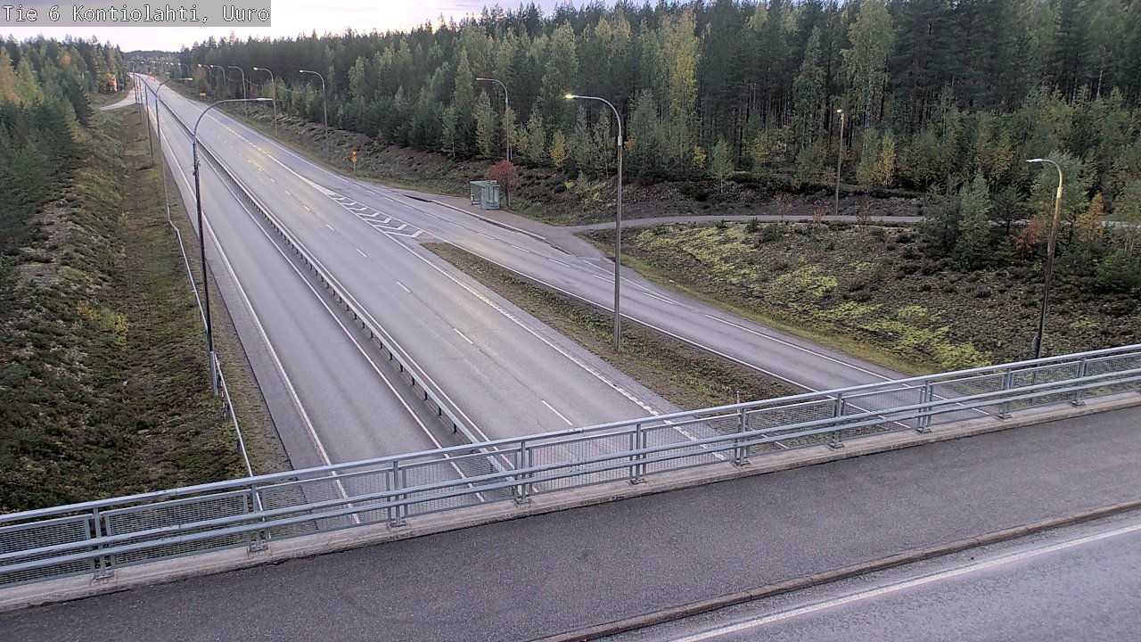 Weather Camera Image Väg 6 Kontiolax, Uuro, Kontiolahti, Pohjois-Karjala