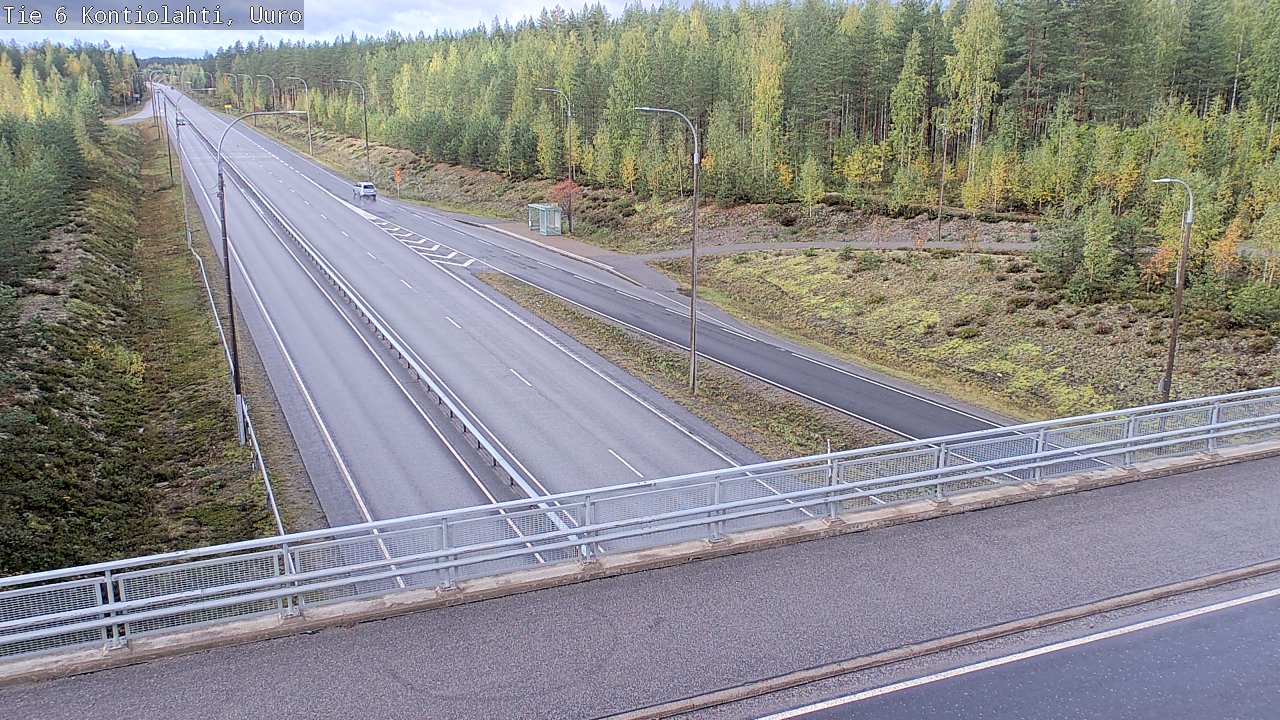 Kelikamerat Kuva Tie 6 Kontiolahti, Uuro, Kontiolahti, Pohjois-Karjala