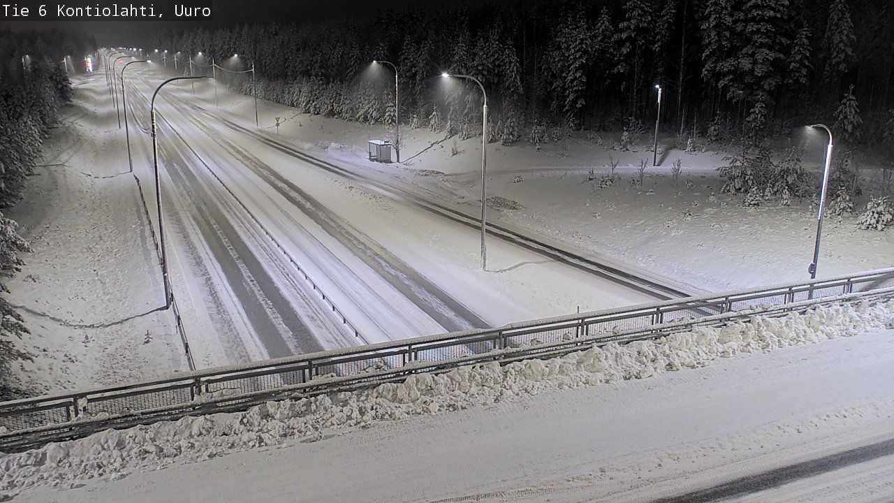 Weather Camera Image Väg 6 Kontiolax, Uuro, Kontiolahti, Pohjois-Karjala