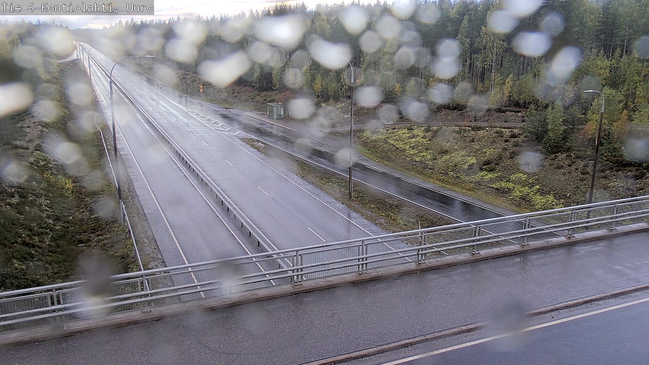 Weather Camera Image Väg 6 Kontiolax, Uuro, Kontiolahti, Pohjois-Karjala
