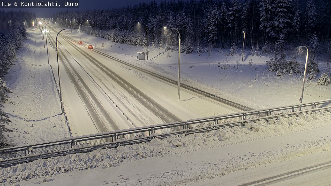 Kelikamerat Kuva Tie 6 Kontiolahti, Uuro, Kontiolahti, Pohjois-Karjala