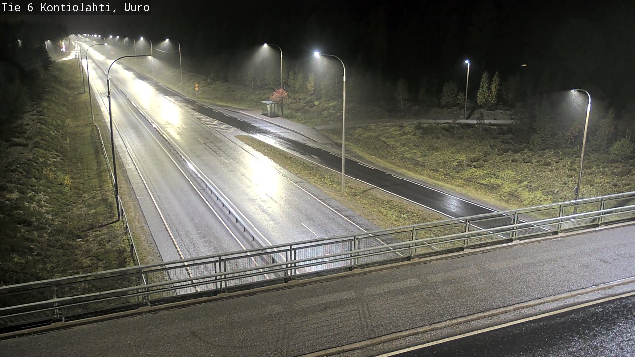 Weather Camera Image Väg 6 Kontiolax, Uuro, Kontiolahti, Pohjois-Karjala
