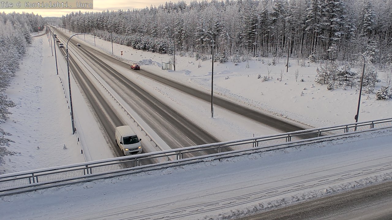 Weather Camera Image Väg 6 Kontiolax, Uuro, Kontiolahti, Pohjois-Karjala