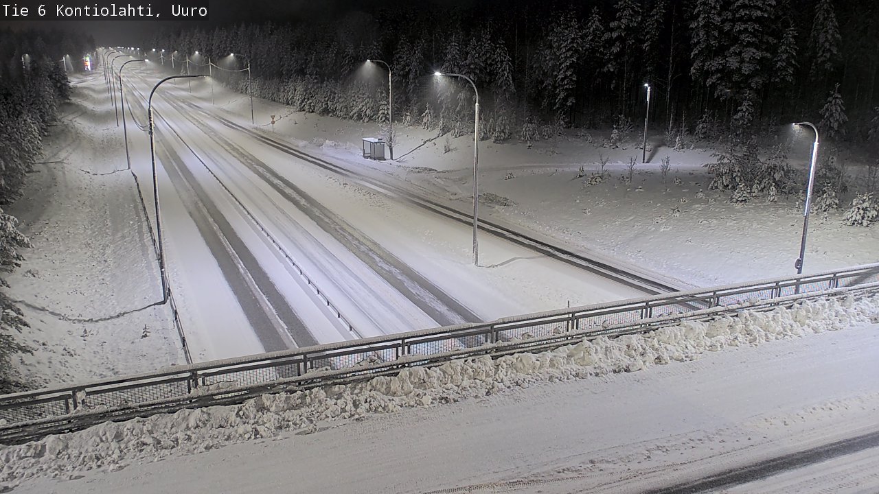 Weather Camera Image Väg 6 Kontiolax, Uuro, Kontiolahti, Pohjois-Karjala