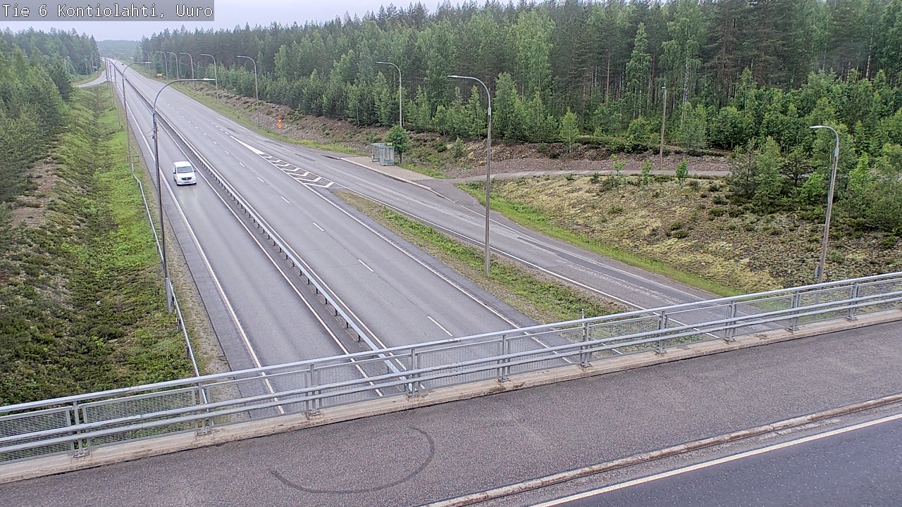 Kelikamerat Kuva Tie 6 Kontiolahti, Uuro, Kontiolahti, Pohjois-Karjala