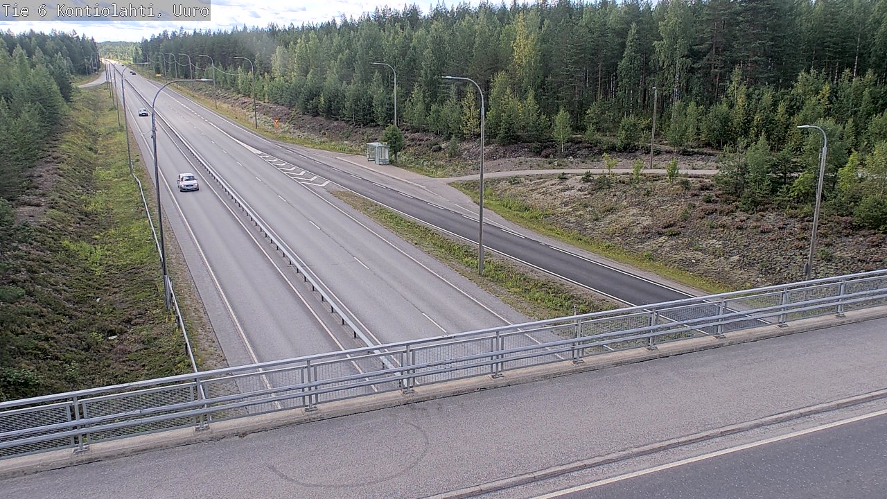 Kelikamerat Kuva Tie 6 Kontiolahti, Uuro, Kontiolahti, Pohjois-Karjala
