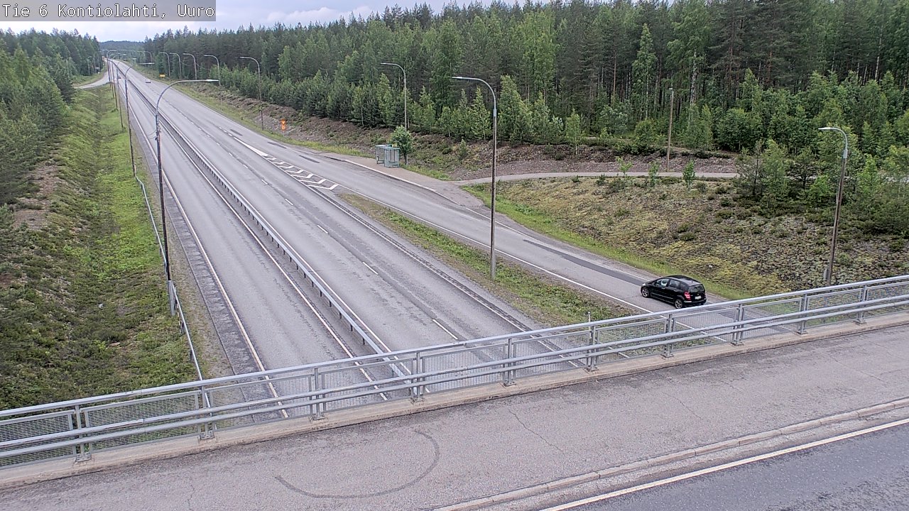 Weather Camera Image Väg 6 Kontiolax, Uuro, Kontiolahti, Pohjois-Karjala