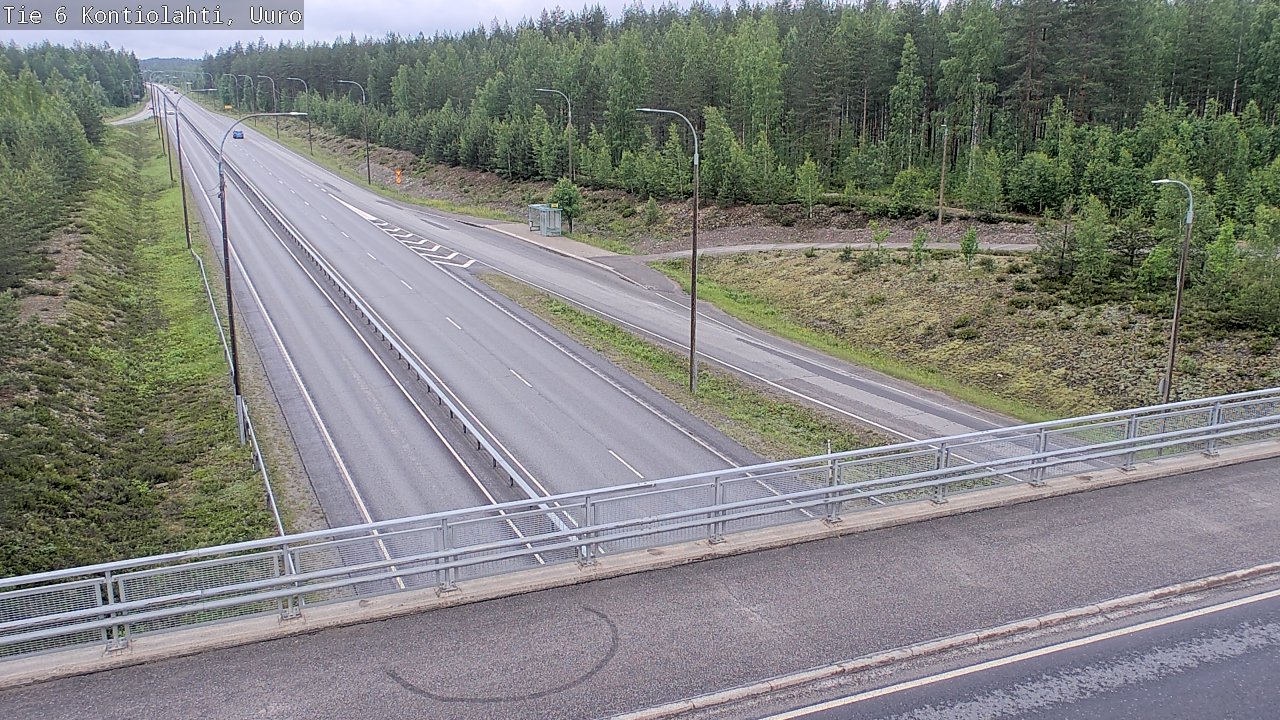 Weather Camera Image Väg 6 Kontiolax, Uuro, Kontiolahti, Pohjois-Karjala