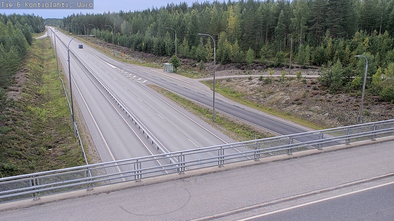 Weather Camera Image Väg 6 Kontiolax, Uuro, Kontiolahti, Pohjois-Karjala