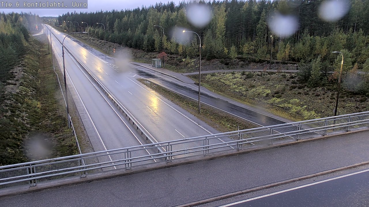 Weather Camera Image Väg 6 Kontiolax, Uuro, Kontiolahti, Pohjois-Karjala