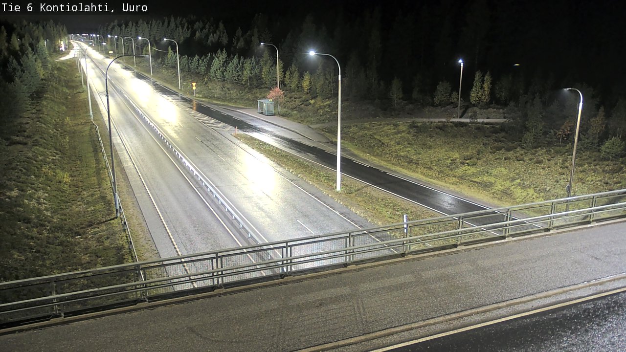 Weather Camera Image Väg 6 Kontiolax, Uuro, Kontiolahti, Pohjois-Karjala