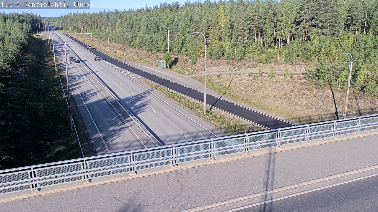 Weather Camera Image Road 6 Kontiolahti, Uuro, Kontiolahti, Pohjois-Karjala