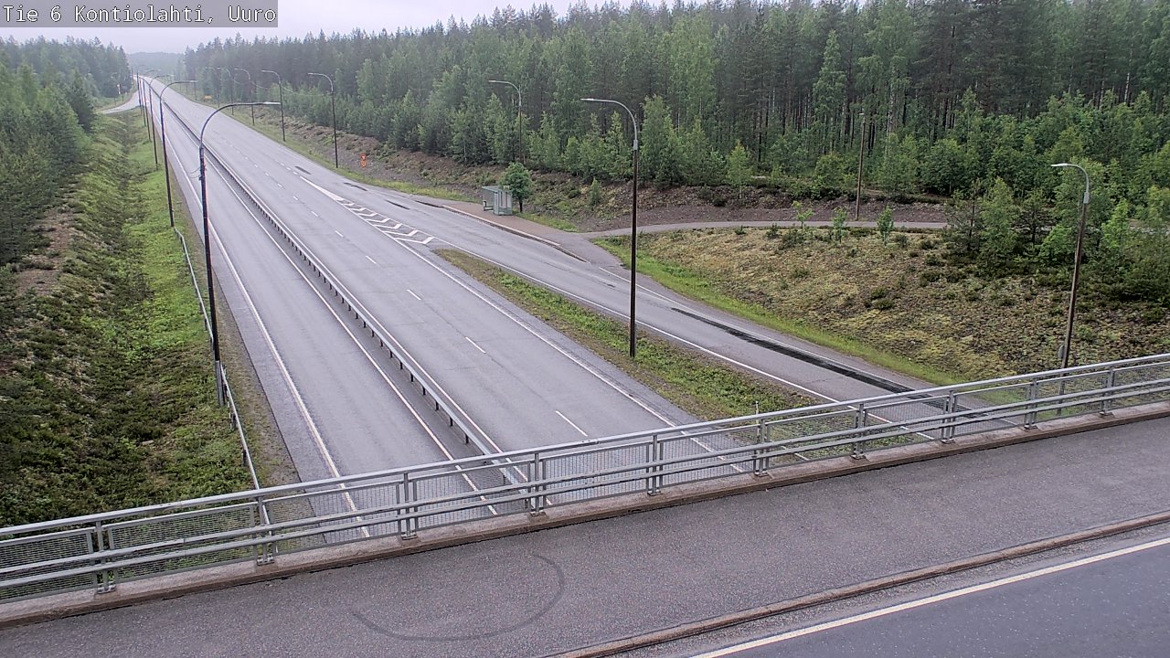 Kelikamerat Kuva Tie 6 Kontiolahti, Uuro, Kontiolahti, Pohjois-Karjala