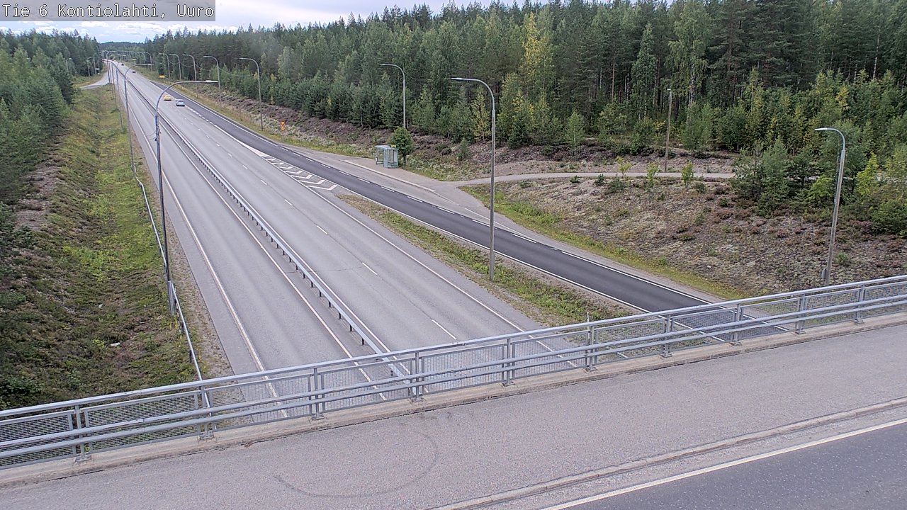 Weather Camera Image Väg 6 Kontiolax, Uuro, Kontiolahti, Pohjois-Karjala