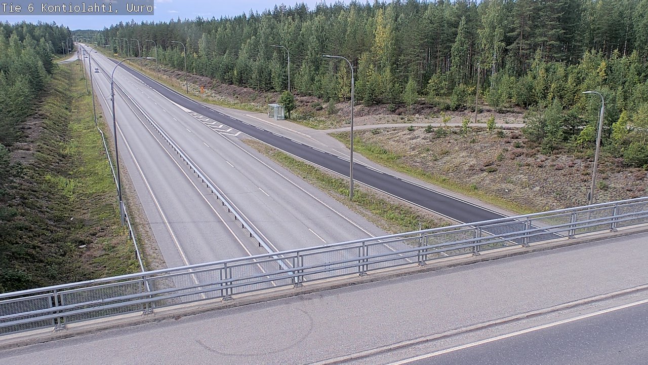 Weather Camera Image Väg 6 Kontiolax, Uuro, Kontiolahti, Pohjois-Karjala