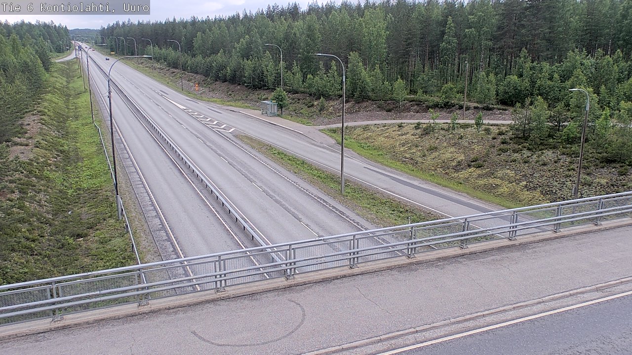 Weather Camera Image Väg 6 Kontiolax, Uuro, Kontiolahti, Pohjois-Karjala