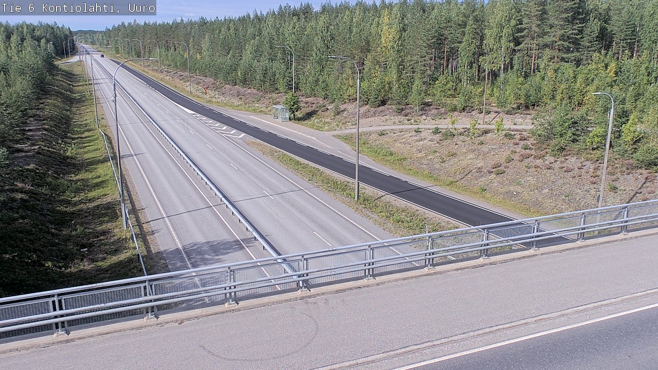 Kelikamerat Kuva Tie 6 Kontiolahti, Uuro, Kontiolahti, Pohjois-Karjala