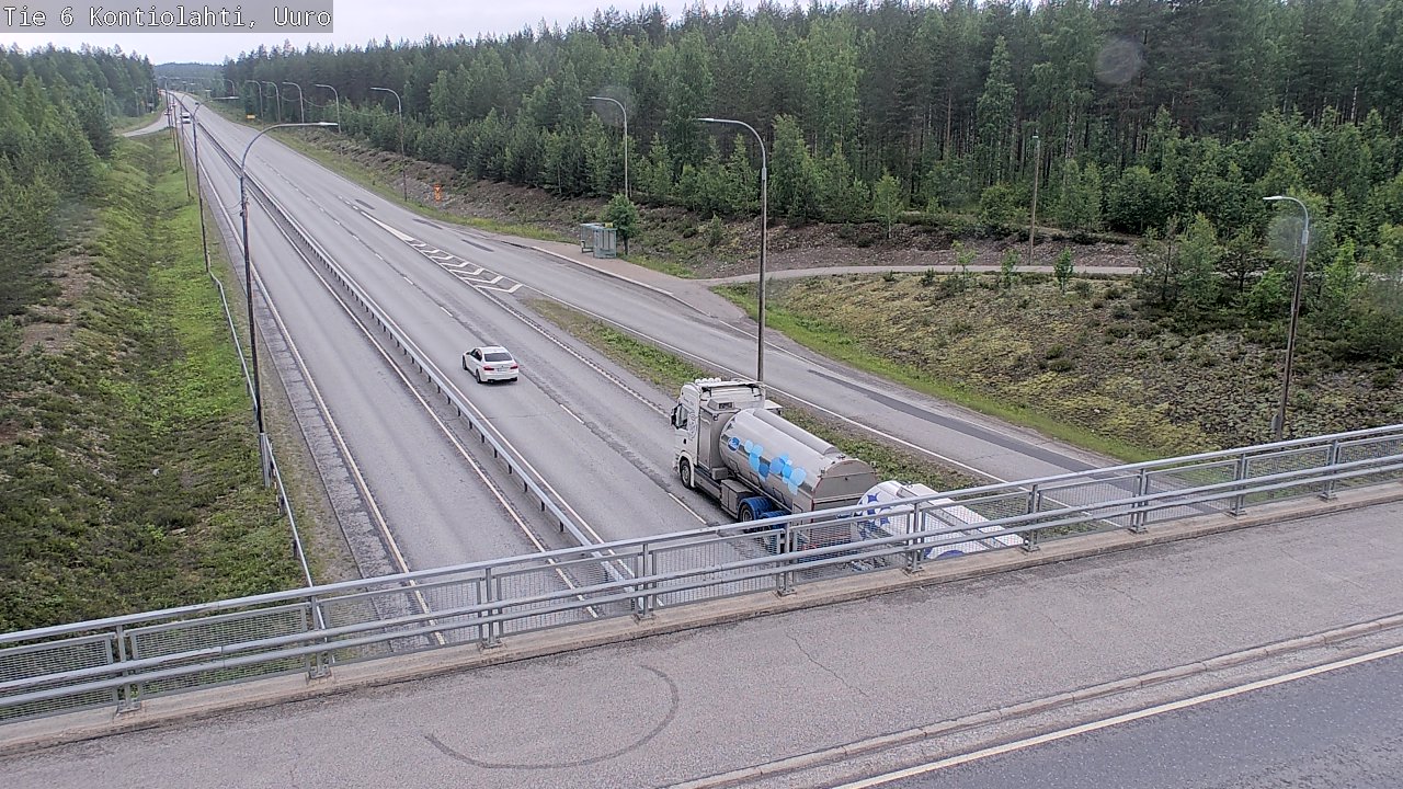 Weather Camera Image Väg 6 Kontiolax, Uuro, Kontiolahti, Pohjois-Karjala