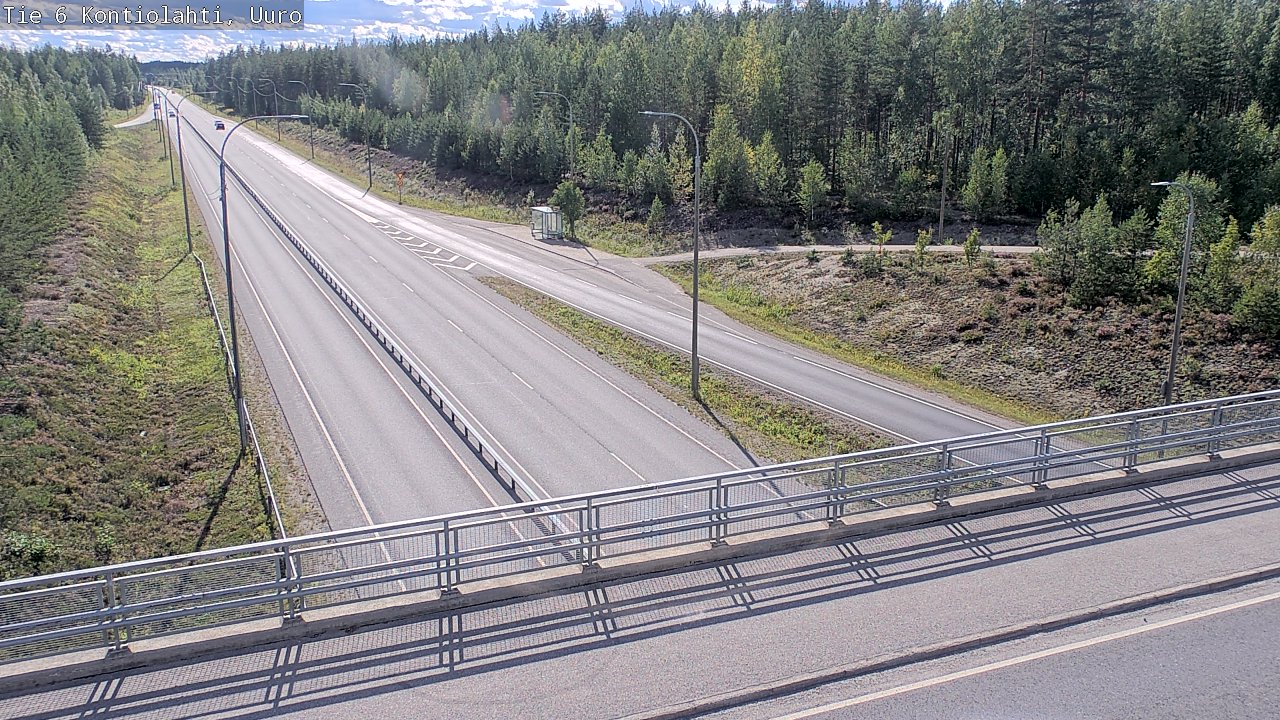 Kelikamerat Kuva Tie 6 Kontiolahti, Uuro, Kontiolahti, Pohjois-Karjala