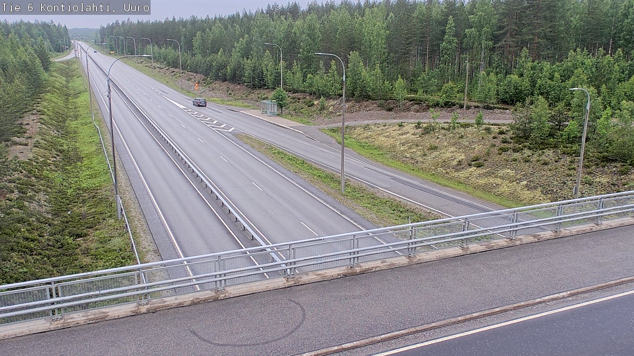 Kelikamerat Kuva Tie 6 Kontiolahti, Uuro, Kontiolahti, Pohjois-Karjala