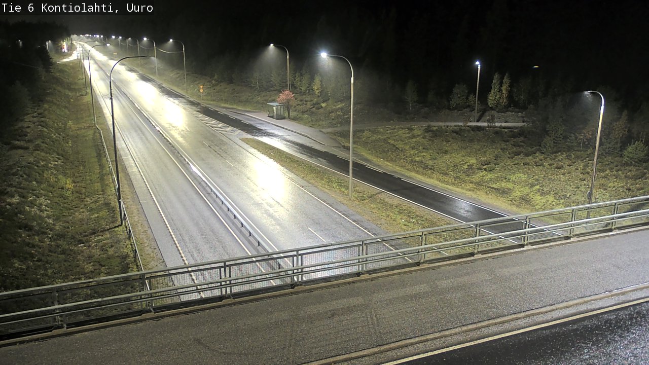 Weather Camera Image Väg 6 Kontiolax, Uuro, Kontiolahti, Pohjois-Karjala