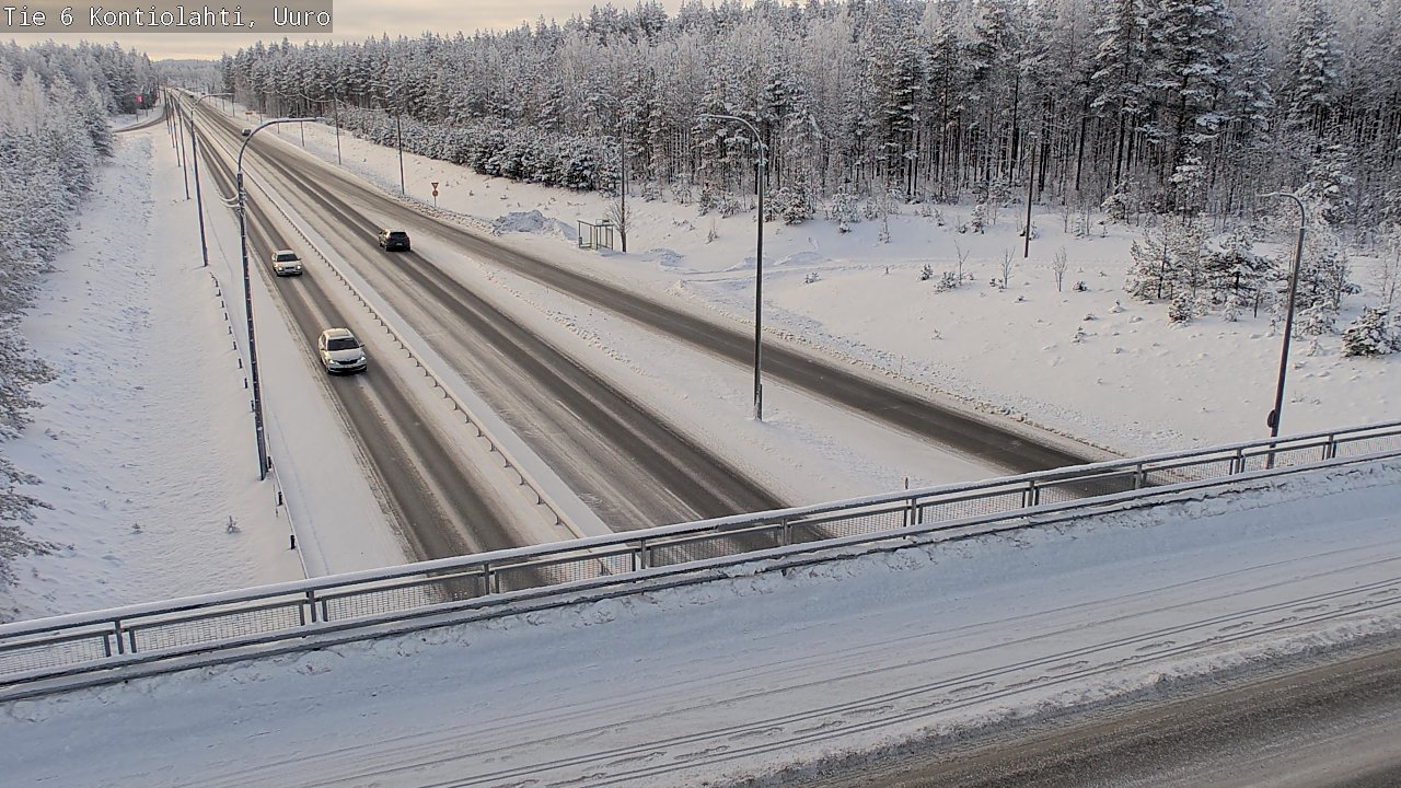 Weather Camera Image Väg 6 Kontiolax, Uuro, Kontiolahti, Pohjois-Karjala