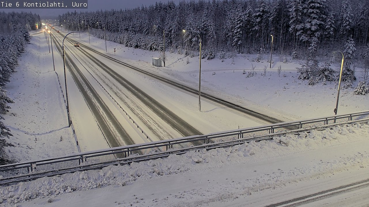 Kelikamerat Kuva Tie 6 Kontiolahti, Uuro, Kontiolahti, Pohjois-Karjala