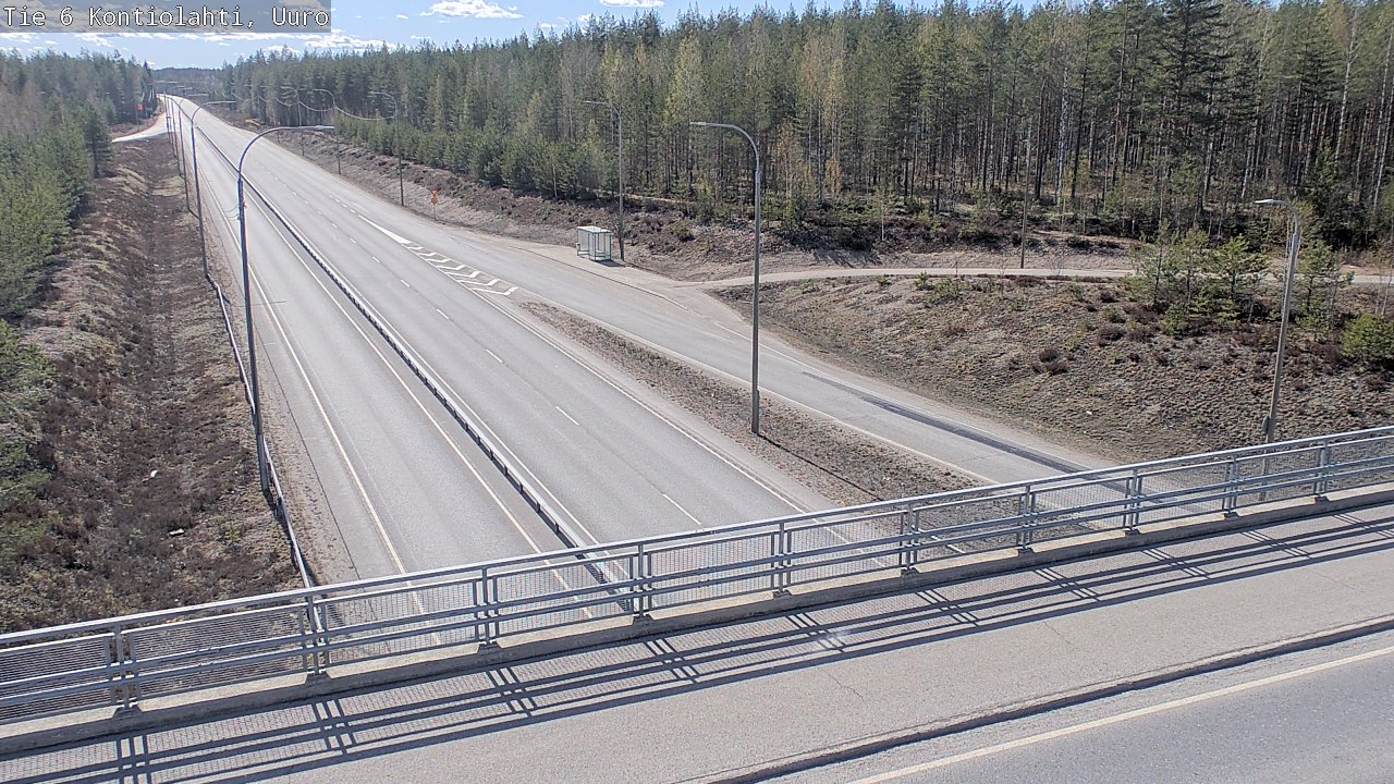 Kelikamerat Kuva Tie 6 Kontiolahti, Uuro, Kontiolahti, Pohjois-Karjala