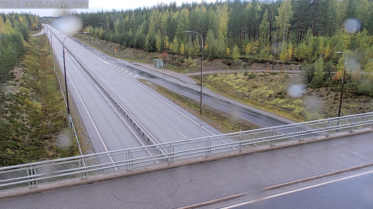 Weather Camera Image Road 6 Kontiolahti, Uuro, Kontiolahti, Pohjois-Karjala