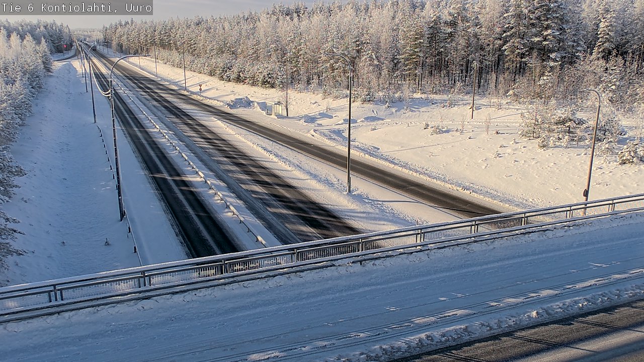 Weather Camera Image Road 6 Kontiolahti, Uuro, Kontiolahti, Pohjois-Karjala