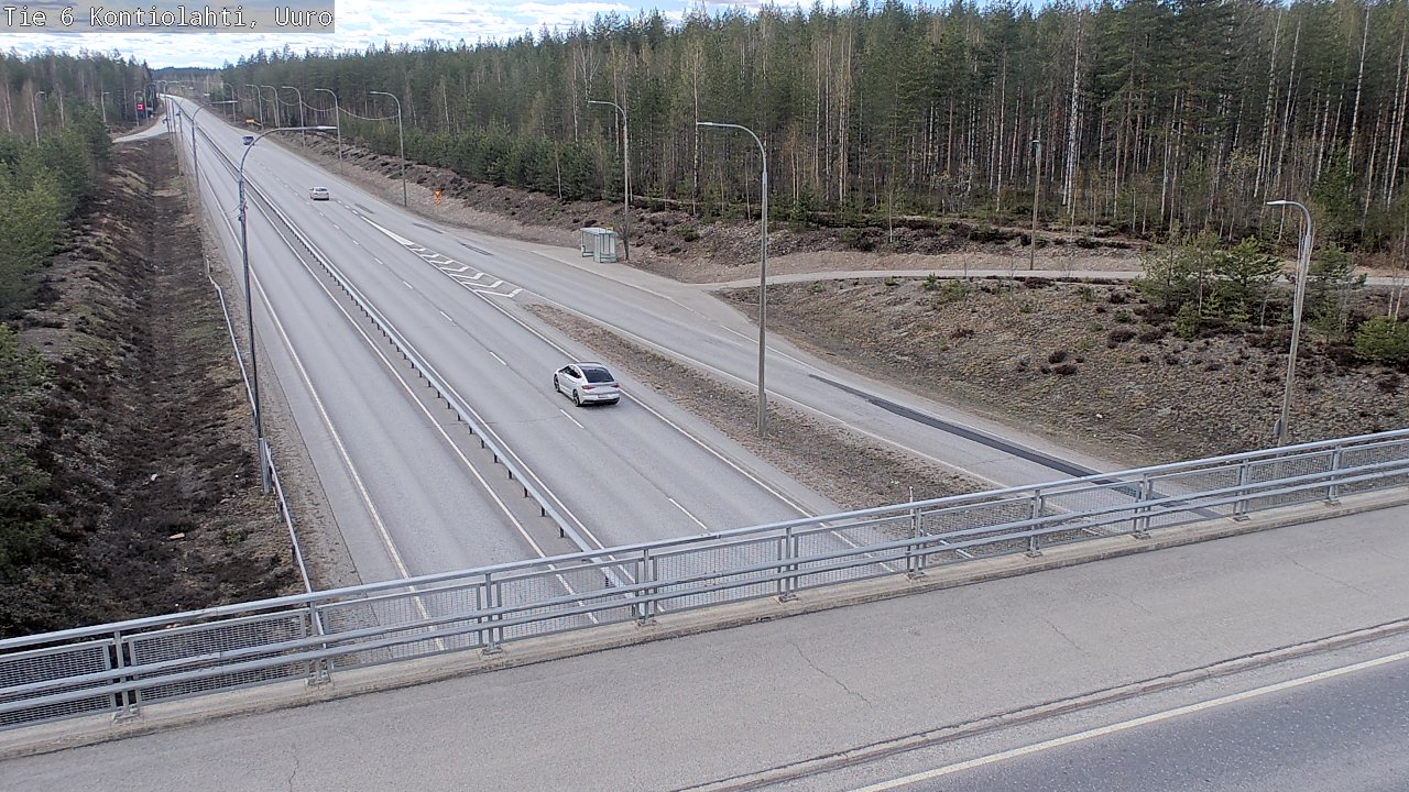Kelikamerat Kuva Tie 6 Kontiolahti, Uuro, Kontiolahti, Pohjois-Karjala