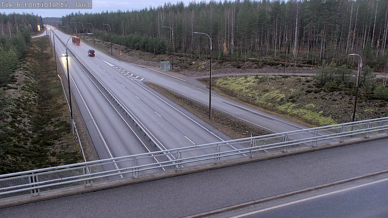 Kelikamerat Kuva Tie 6 Kontiolahti, Uuro, Kontiolahti, Pohjois-Karjala