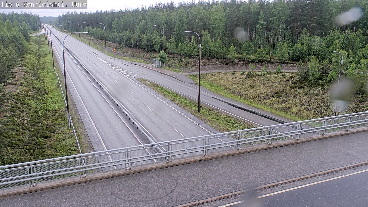 Weather Camera Image Väg 6 Kontiolax, Uuro, Kontiolahti, Pohjois-Karjala