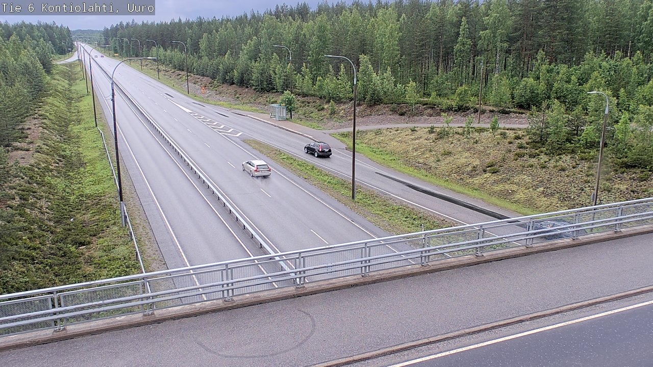 Weather Camera Image Road 6 Kontiolahti, Uuro, Kontiolahti, Pohjois-Karjala