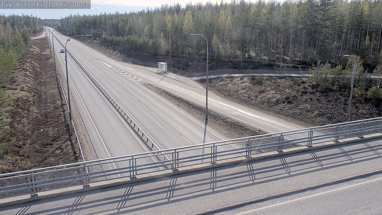 Kelikamerat Kuva Tie 6 Kontiolahti, Uuro, Kontiolahti, Pohjois-Karjala